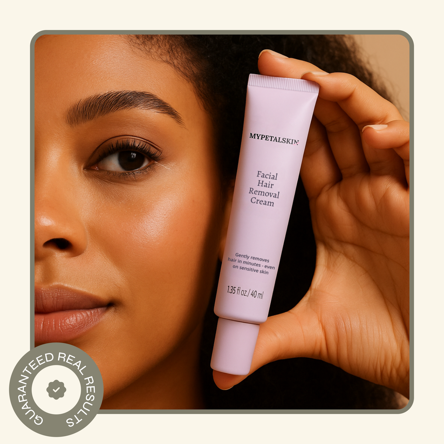 Facial Hair Removal Cream + FREE Calming Serum