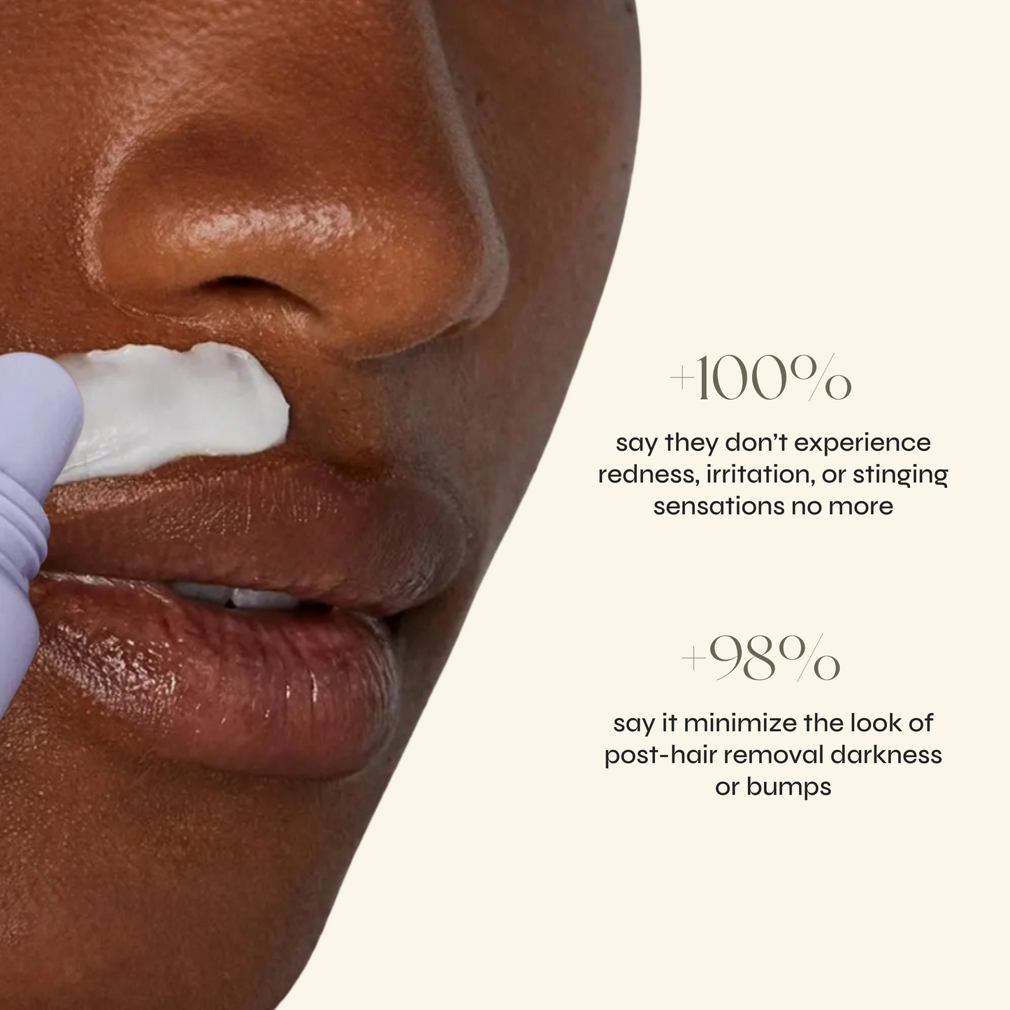 Facial Hair Removal Cream + FREE Calming Serum