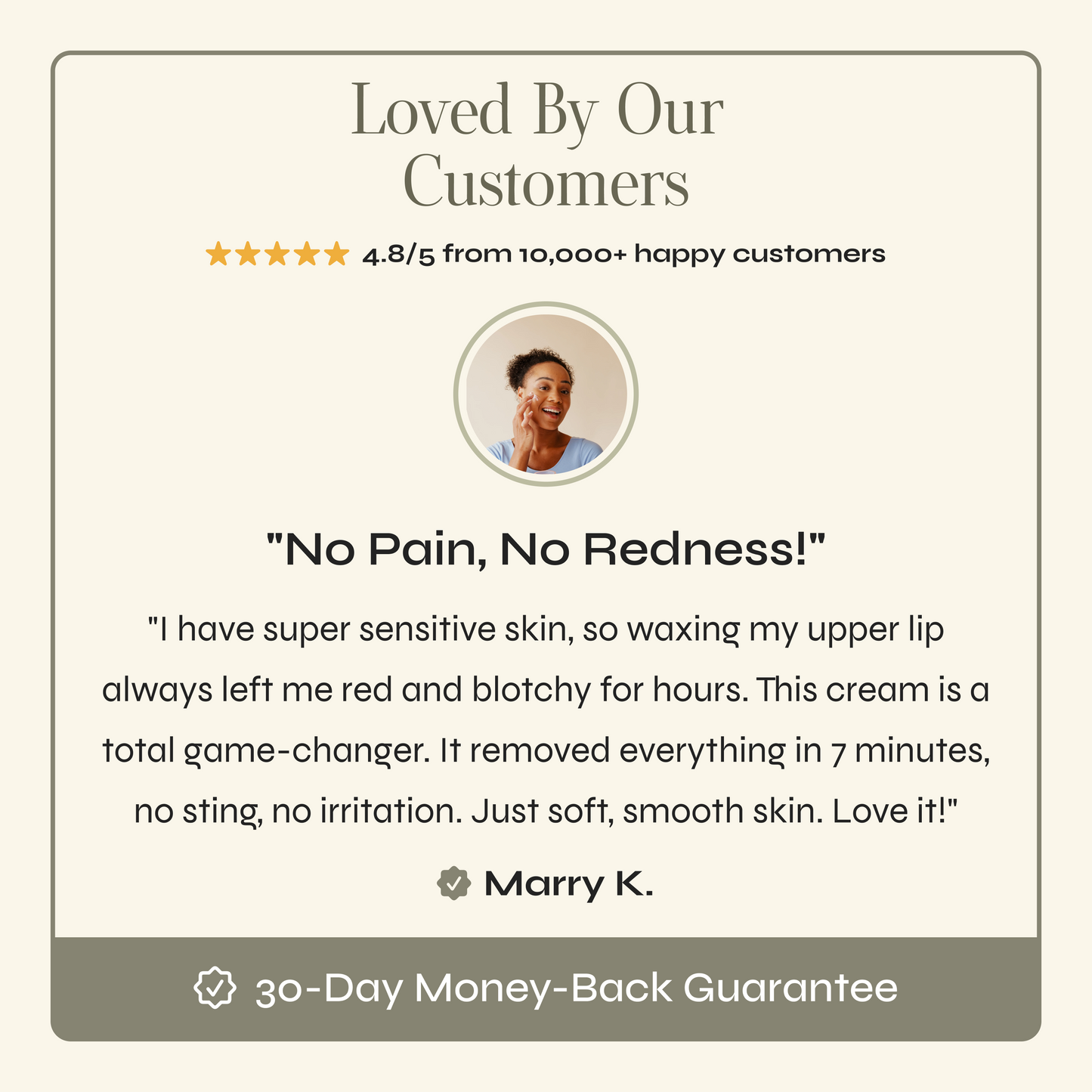 Facial Hair Removal Cream + FREE Calming Serum
