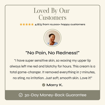 Facial Hair Removal Cream + FREE Calming Serum